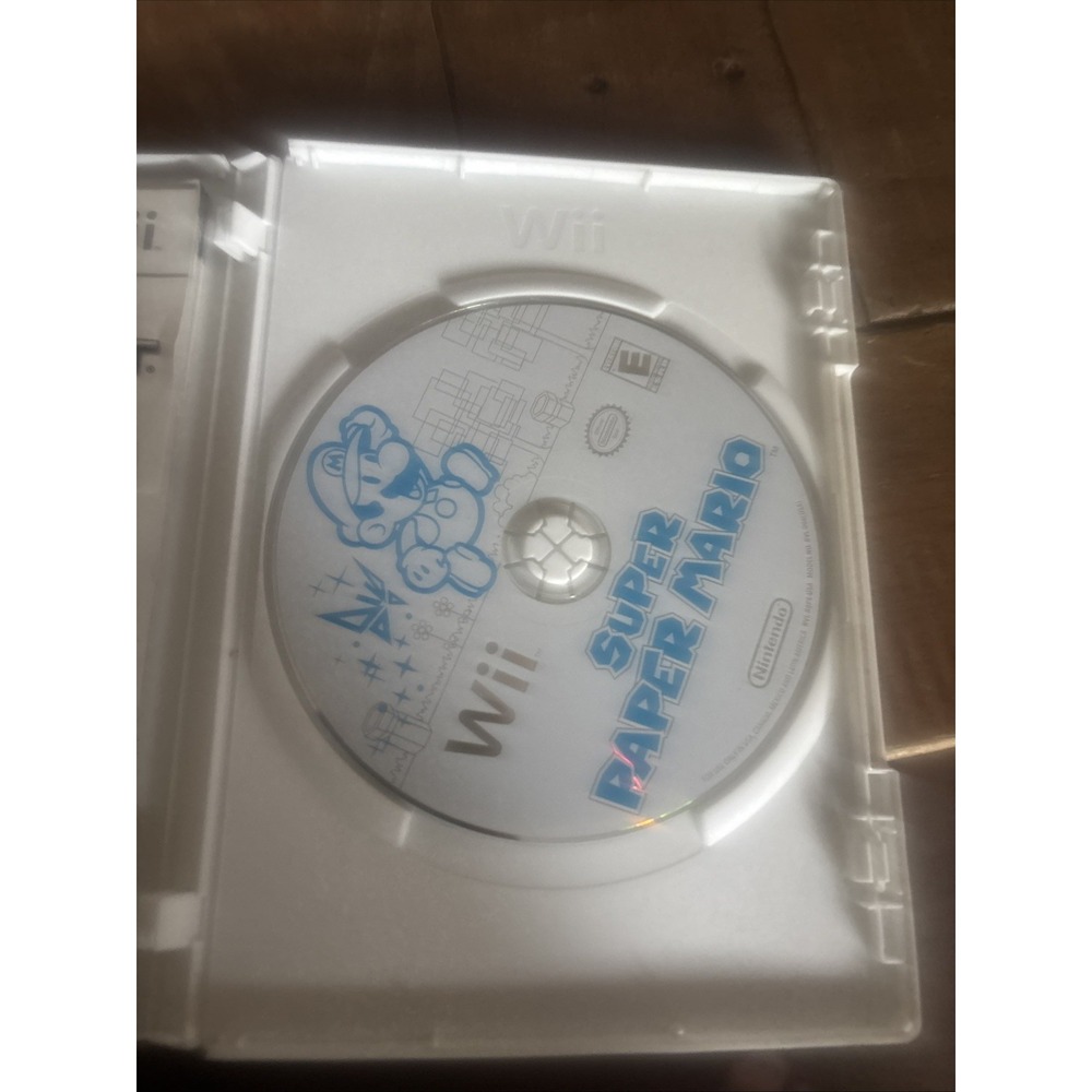 Super Paper Mario (Nintendo Wii) - Disc Only, Generic Case, Tested and Clean